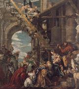 Paolo  Veronese THe Adoration of the Kings oil painting on canvas